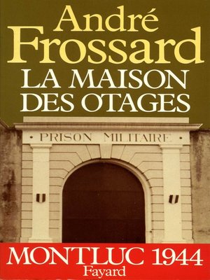 cover image of La Maison des otages